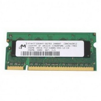 661-3913 Memory, SDRAM, 1GB, DDR2 667, SO-DIMM A1176 MA205LL/A, MA206LL/A Early 2006