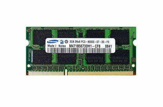 661-5288 SDRAM, 2GB, DDR3, 1066, SO-DIMM A1283 MB238LL/A, MA239LL/A, BTO/CTO Late 2009